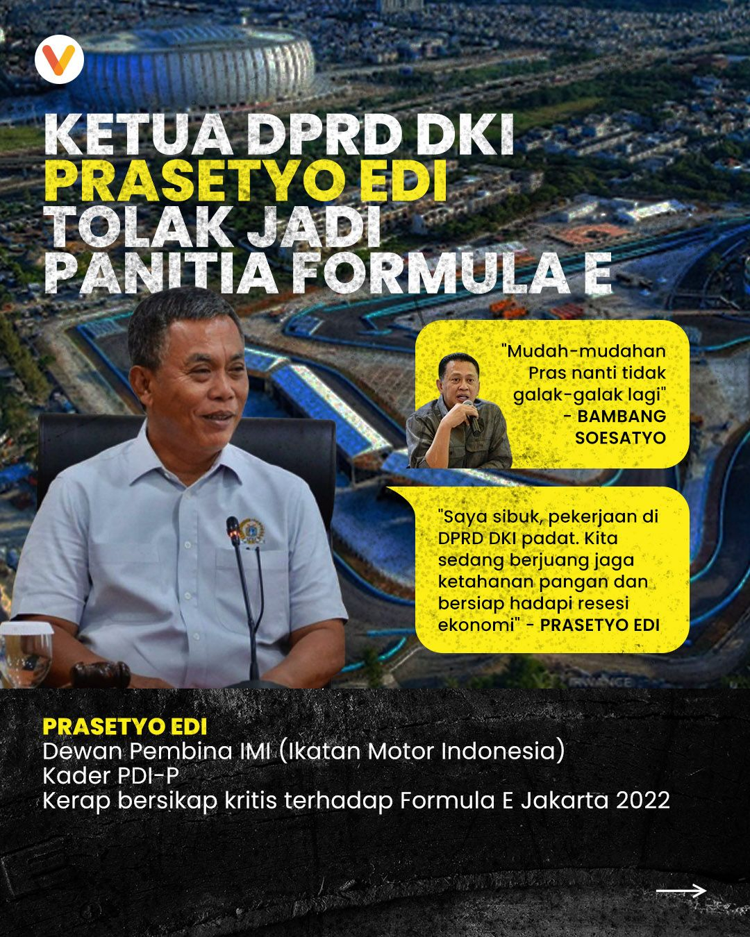 INFOGRAFIK Drama Deretan Susunan Panitia Formula E 2023