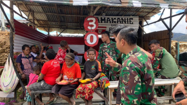 Foto Program Jitu Pasukan Tengkorak Kostrad Tni Bulan Di Papua