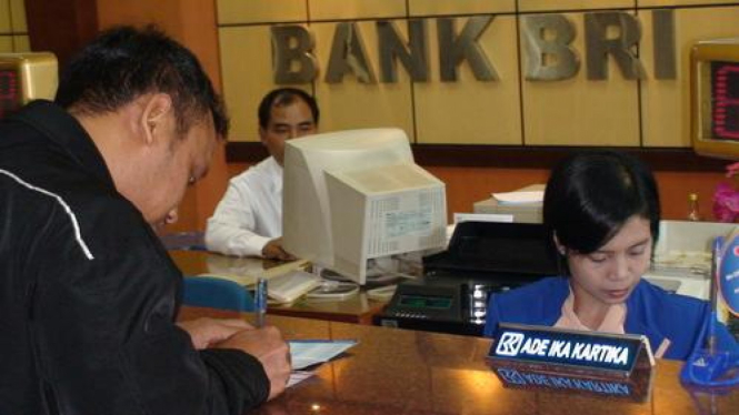 Suasana kantor BRI