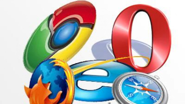 Ilustrasi web browser.