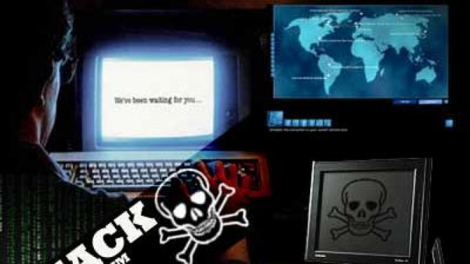 Ilustrasi hacker. 