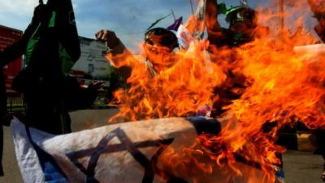 Demo Anti Israel di Pulau Bintan