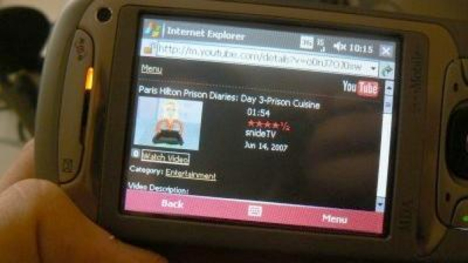 YouTube di ponsel