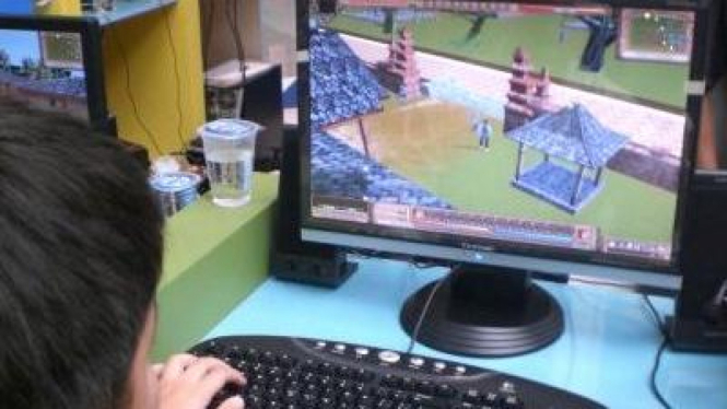 Ilustrasi game online.