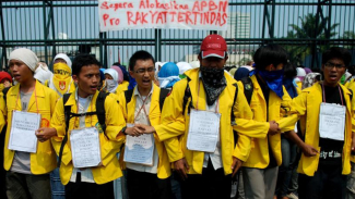 BEM UI Turun Aksi ke Jalan, Kawal Putusan MK Terkait UU Pilkada