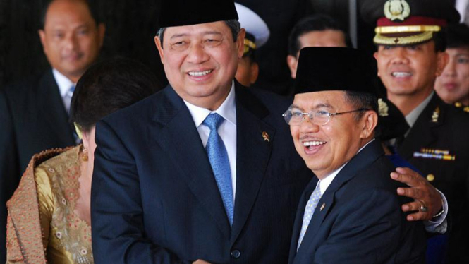 Susilo Bambang Yudhoyono dan Jusuf Kalla beberapa waktu silam.