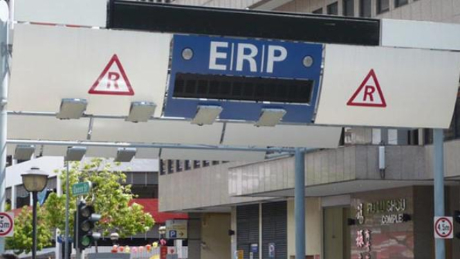 Jalan di  Singapura memakai sistem ERP