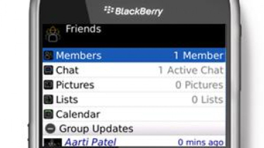 Ilustrasi BlackBerry Messenger