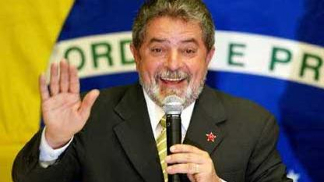 Presiden Brasil Luiz Inacio Lula da Silva