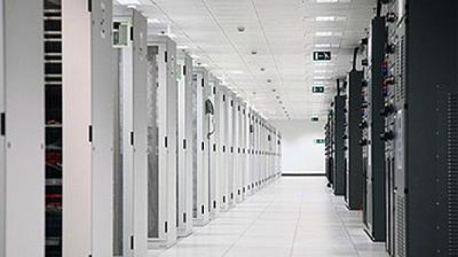 Ilustrasi ruang server.