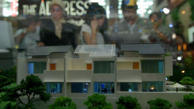 Ilustrasi pameran properti.