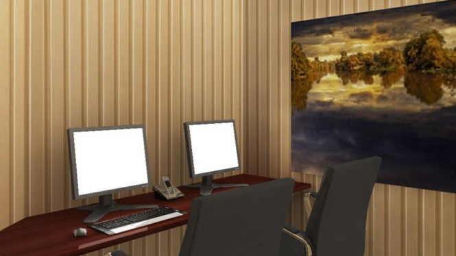Ruang Kantor dalam Bunker Hari Kiamat