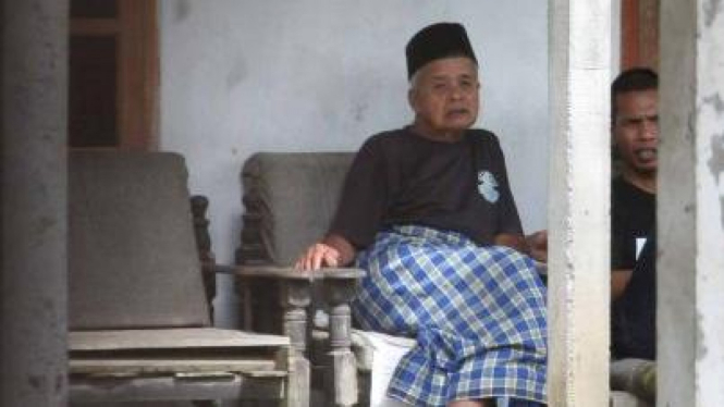 Mbah Maridjan sehari sebelum wafat, 25 Oktober 2010