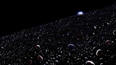 Ilustrasi zona awan Oort.