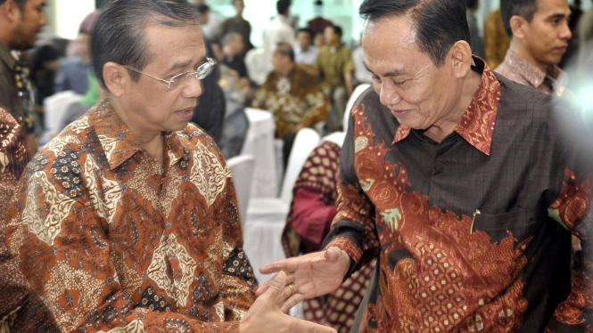 Mantan Ketua KY Busyro Muqoddas dan anggota KY Abbas Said
