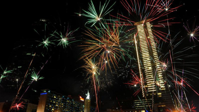 Perayaan Tahun Baru 2011 Di Jakarta