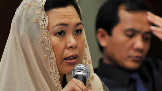 Zannuba Ariffah Chafsoh alias Yenny Wahid, putri mendiang Presiden keempat RI, Abdurrahman Wahid alias Gus Dur.
