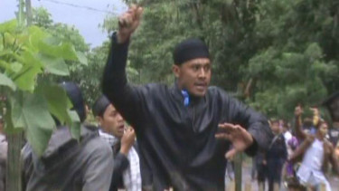 Cuplikan video penyerangan jemaah Ahmadiyah