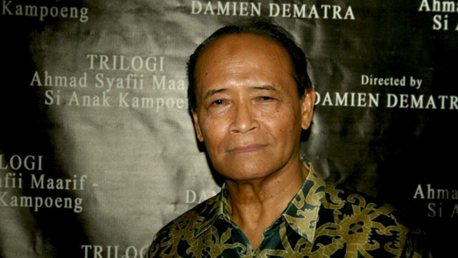Mantan Ketua Umum Muhammadiyah, Ahmad Syafii Maarif.