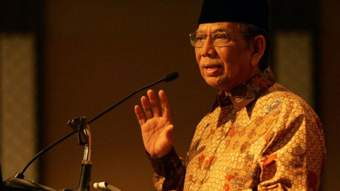 Mantan Ketua Umum Nahdlatul Ulama, Hasyim Muzadi.