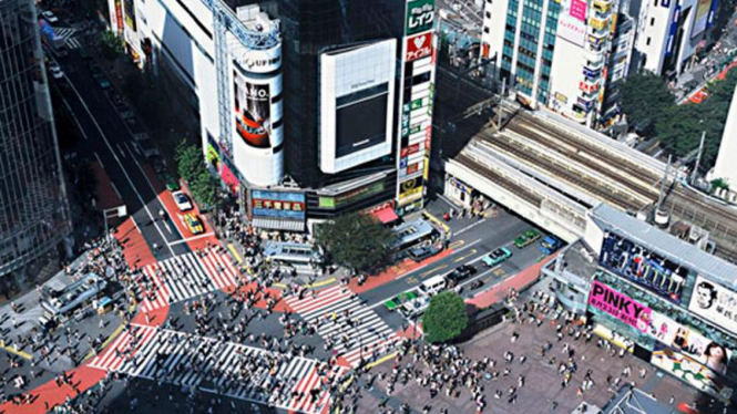 Shibuya Cross, Jepang