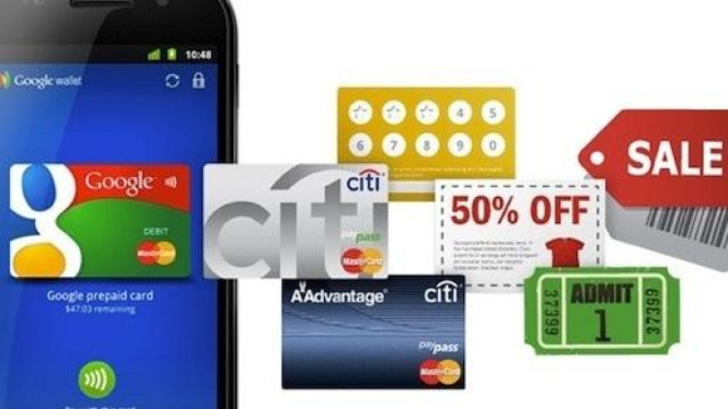 Google Wallet, sistem pembayaran dengan ponsel Android.
