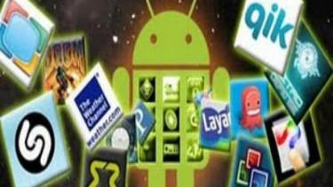 Ilustrasi aplikasi Android.