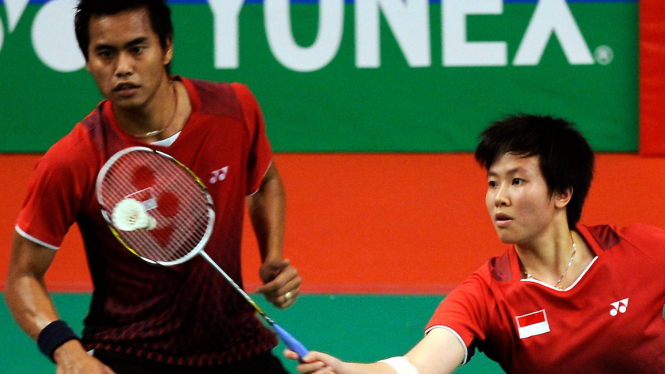 Tontowi Ahmad (kiri) & Liliyana Natsir