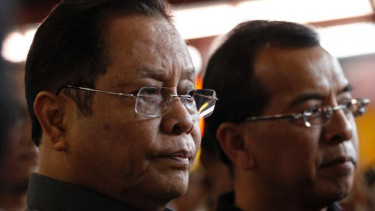 Menneg BUMN Mustafa AbuBakar dan Dirut Garuda Indonesia Emirsyah Satar