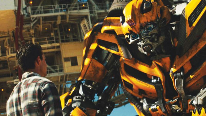 Salah satu adegan dalam film Transformers 