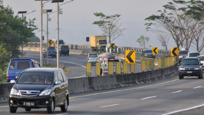 Ilustrasi suasana Tol Cipularang, Purwakarta, Jabar.