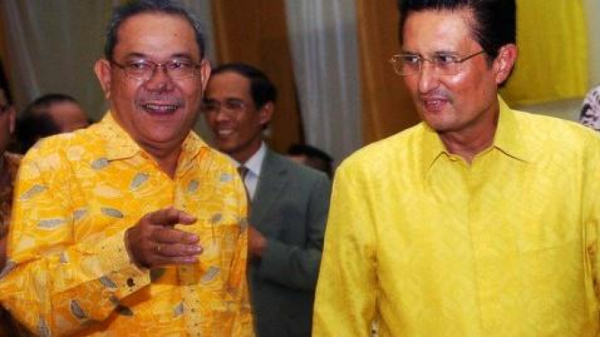 Rambe Kamarulzaman dan Fadel Muhammad (Golkar).