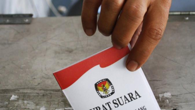 Ilustrasi pemungutan suara.