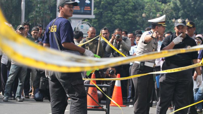 Ilustrasi olah TKP kecelakaan di Jakarta
