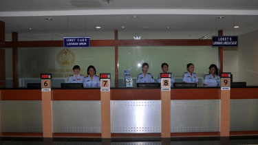 Ilustrasi Kantor Imigrasi.