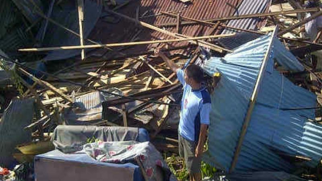 Angin Puting Beliung Yang Menerjang Sidrap