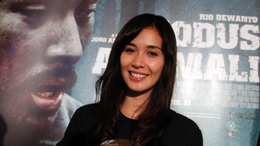 Marsha Timothy Press Screening Film Modus Anomali.
