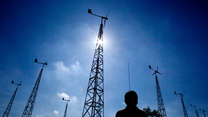 Sumber energi terbarukan.