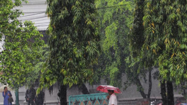 Jakarta Diguyur Hujan