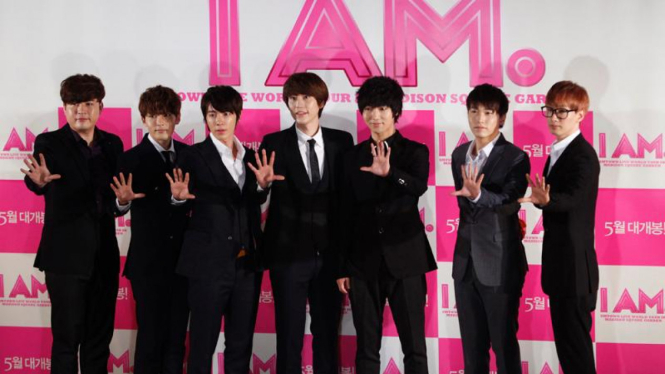 Super Junior saat promosi film I AM
