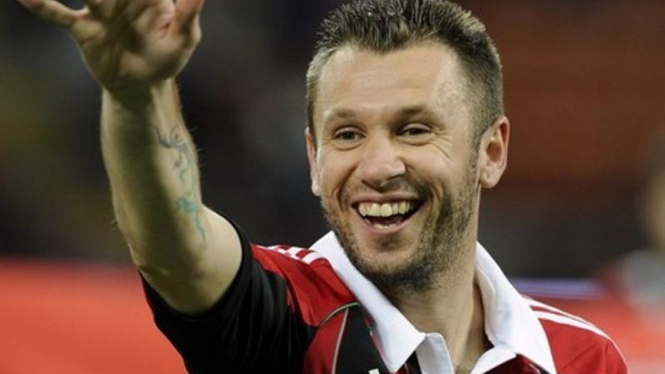 Mantan Penyerang AC Milan, Antonio Cassano