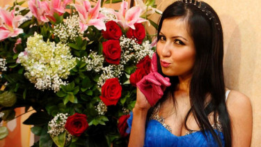 sejumlah selebritis hadiri resepsi pernikahan anang