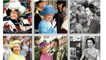 Perangko 60 Tahun tahta Ratu Elizabeth II