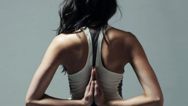 Ilustrasi olahraga yoga.