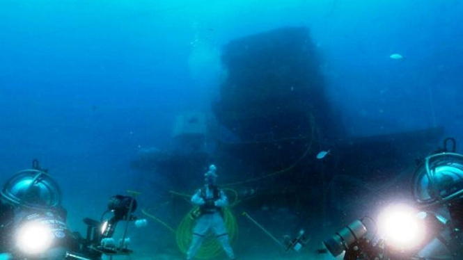 Astronot NASA berlatih di dasar laut 