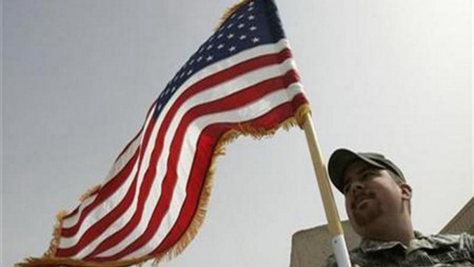 Bendera Nasional Amerika Serikat.