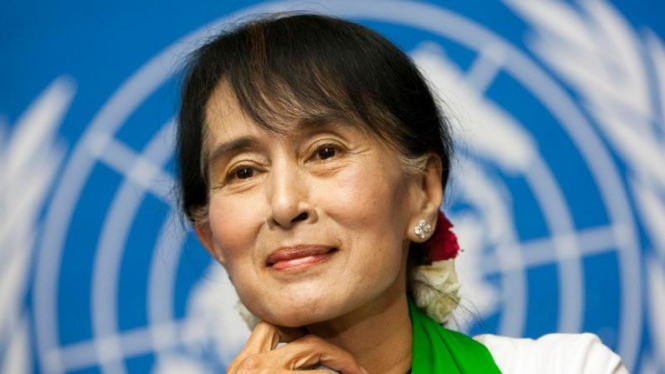Aung San Suu Kyi.