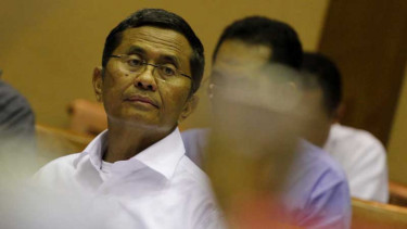 Dahlan Iskan Saat Raker Kementerian BUMN dengan Komisi VI DPR