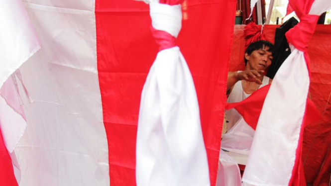 Bendera Indonesia.