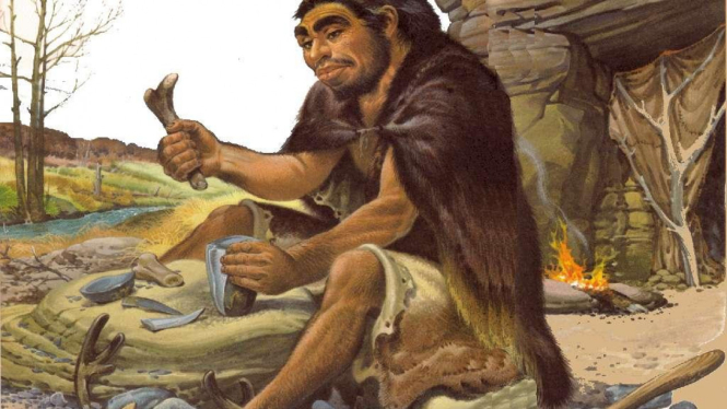 Manusia Neanderthal yang ditemukan di Jerman pada tahun 1856